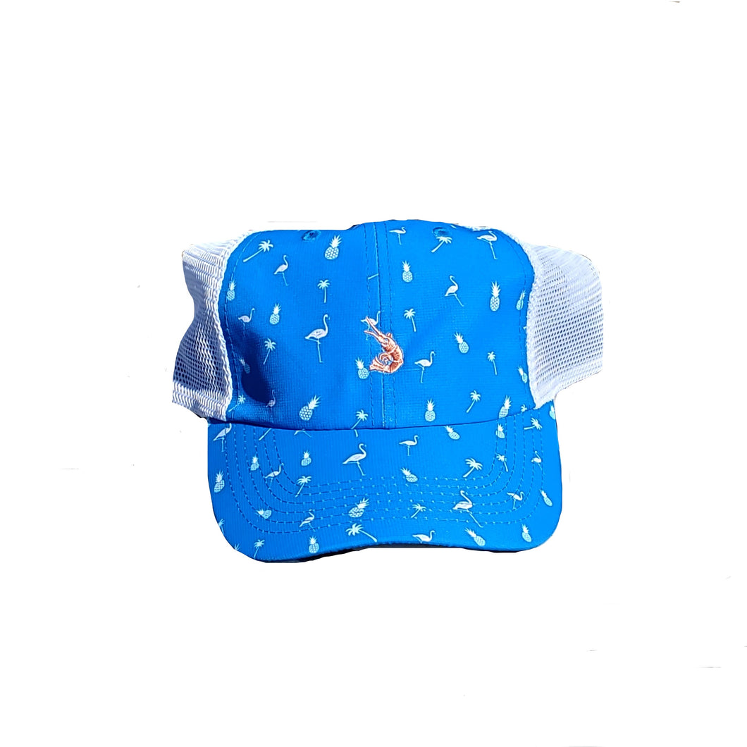 Hat Mesh - Pineapple/Flamingo
